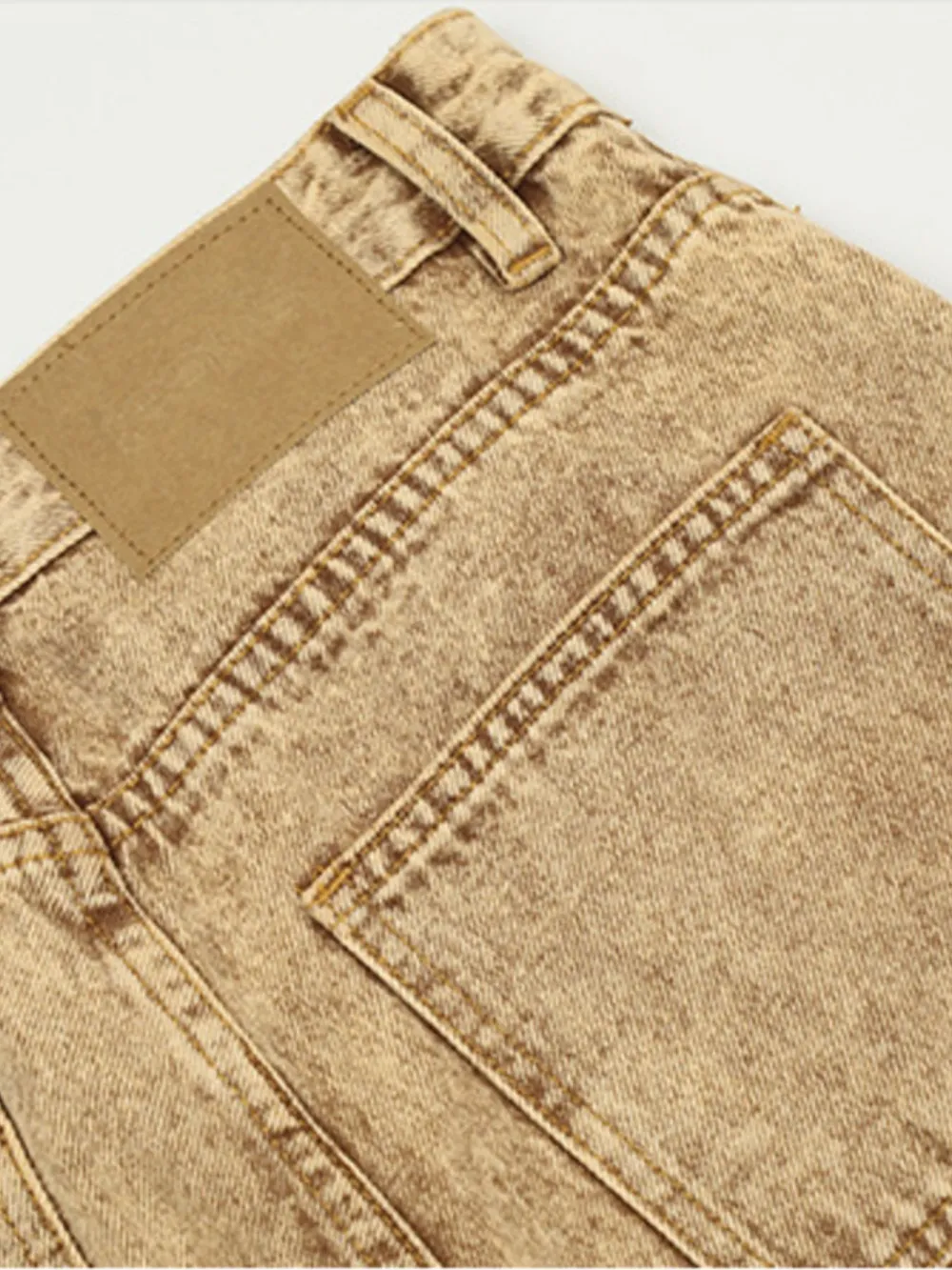 Men's Vintage Washed Relaxed Fit Jeans, image 6