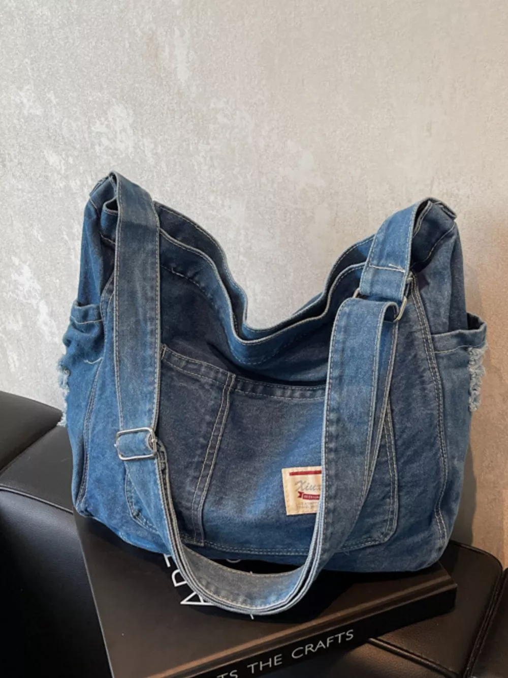 Casual Denim Crossbody Bag, image 10