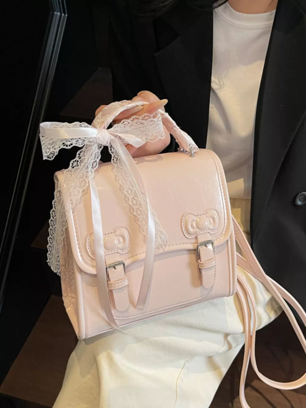PU Leather Backpack Bag, image 2