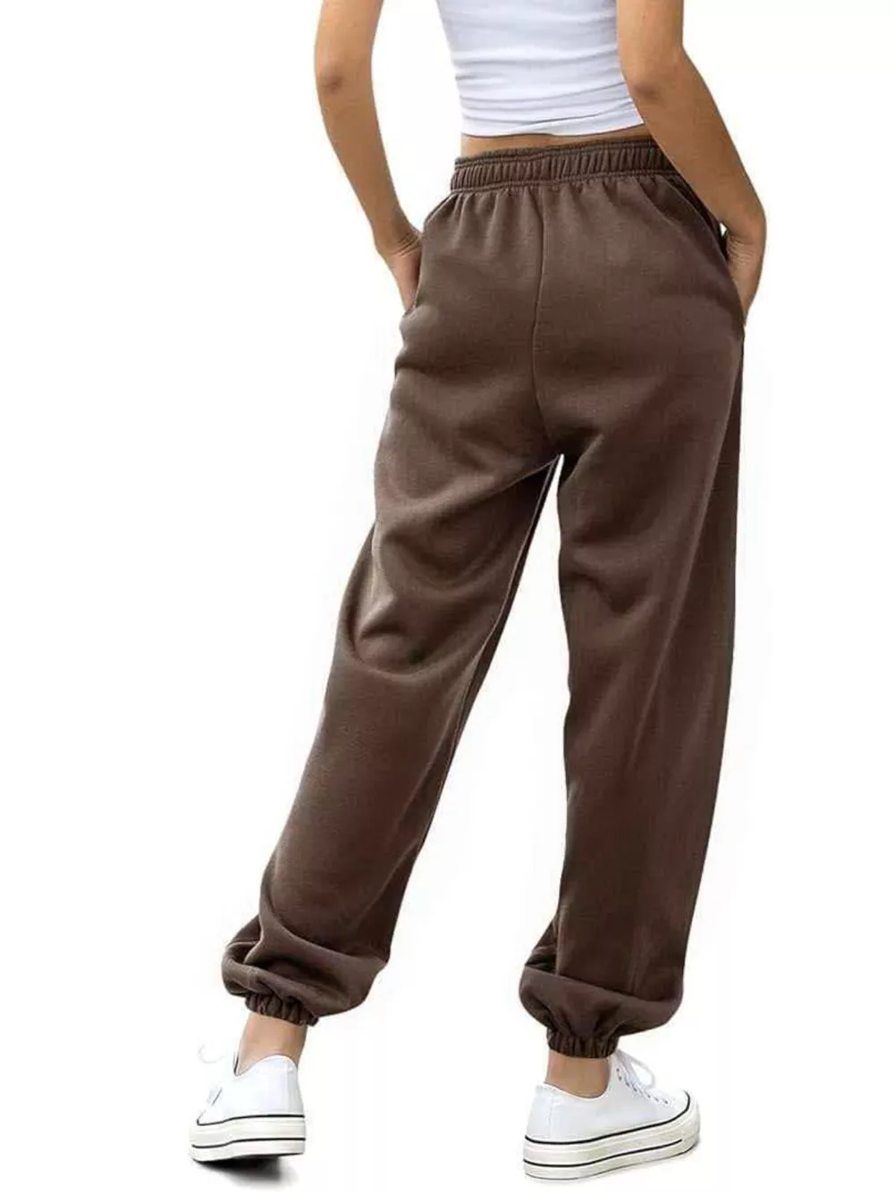Loose Fit Drawstring Joggers, image 6