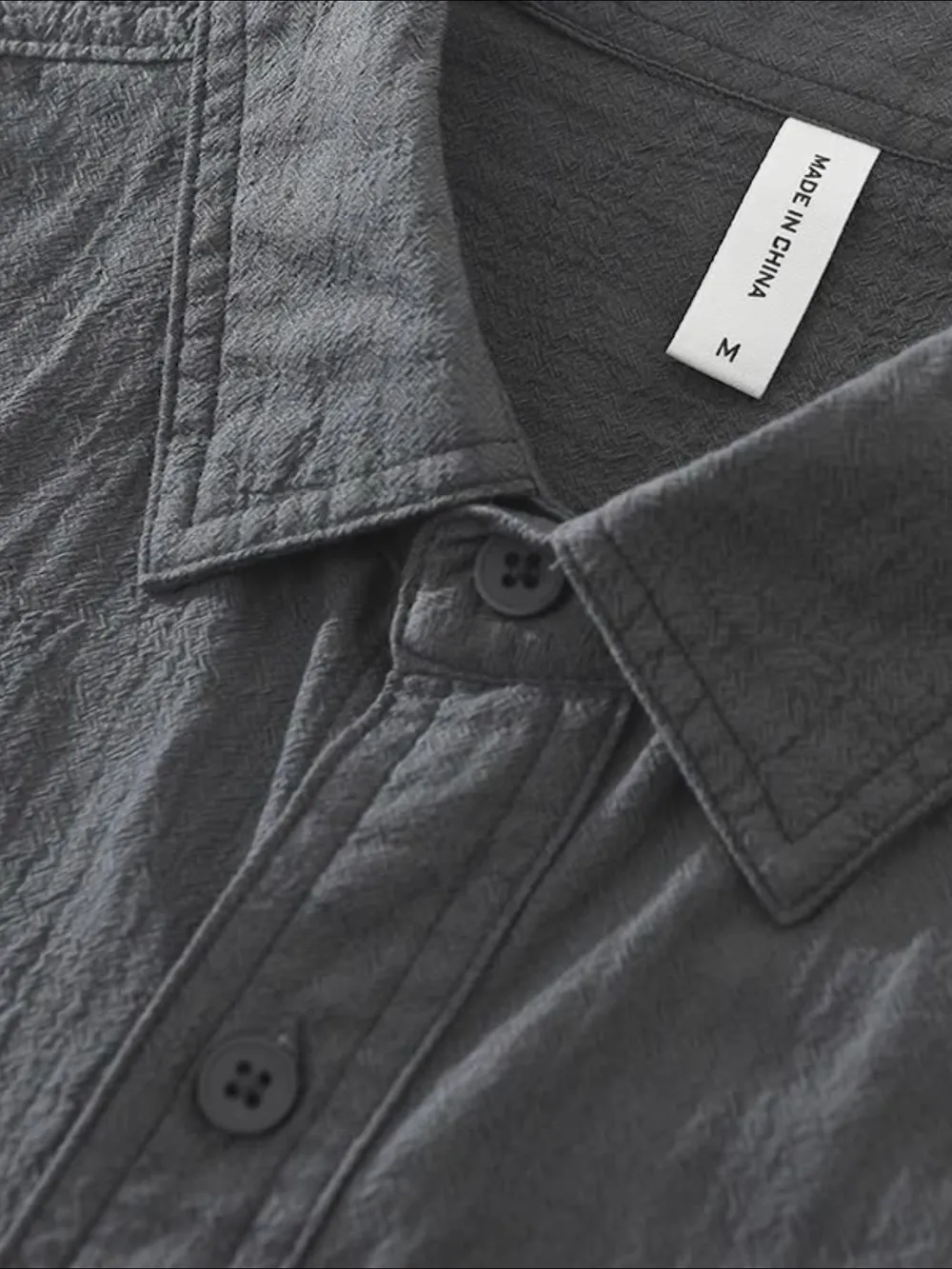 Men's Plus Size Button Up Short Sleeve Shirt, image 3