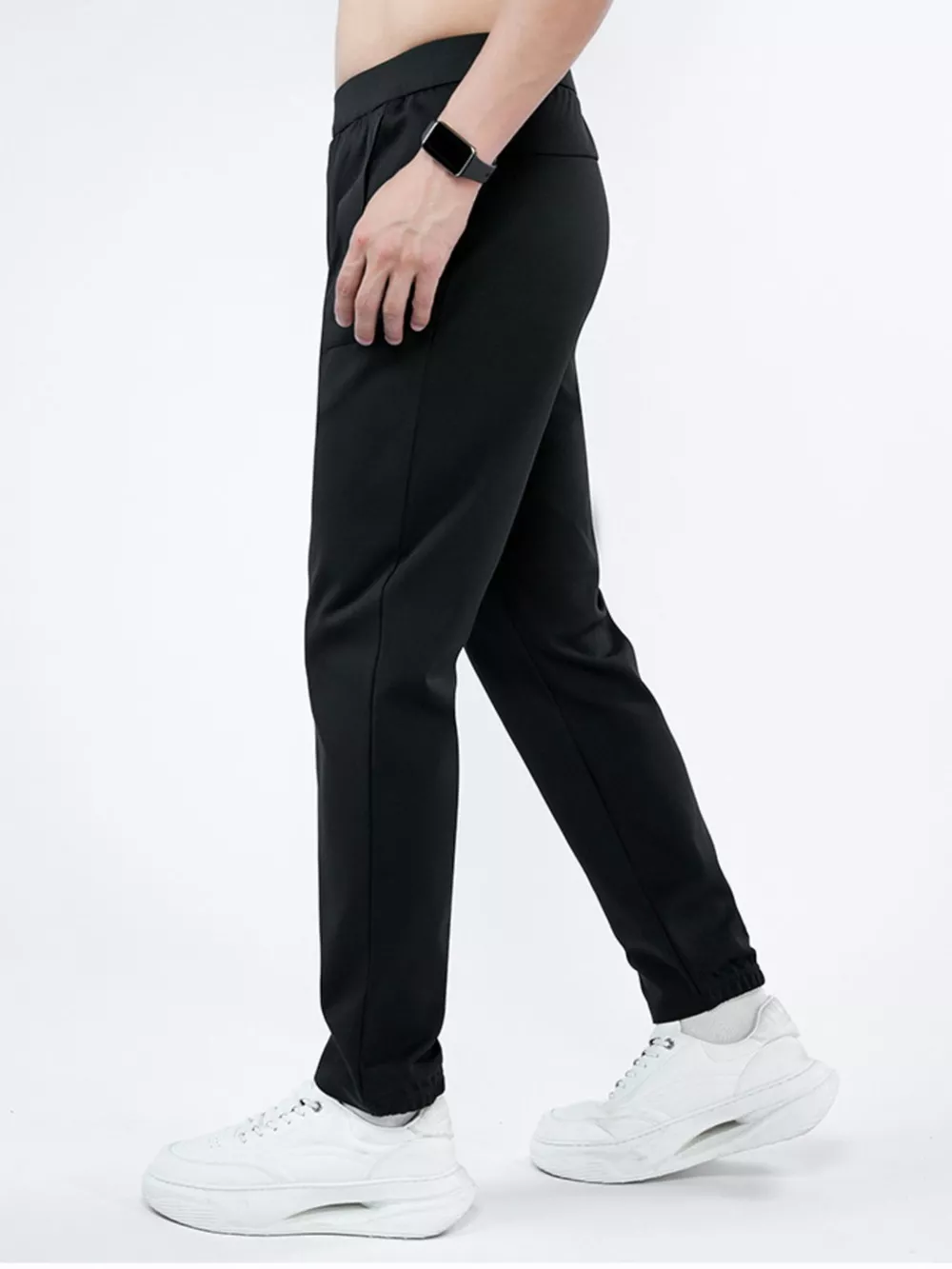 Men's Plus Size Slim-Fit Stretch Pants, image 3