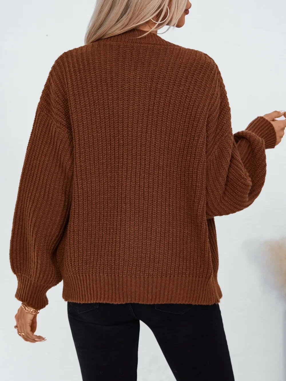 Button Down Long Sleeve Cardigan, image 4