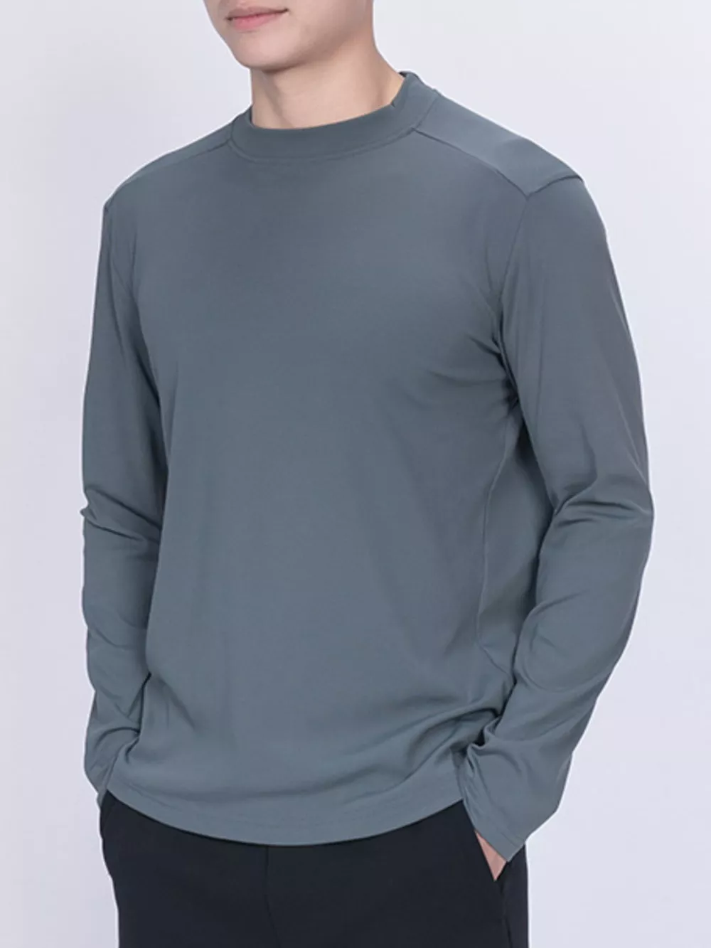 Men's Plus Size Long Sleeve T-Shirt, image 3