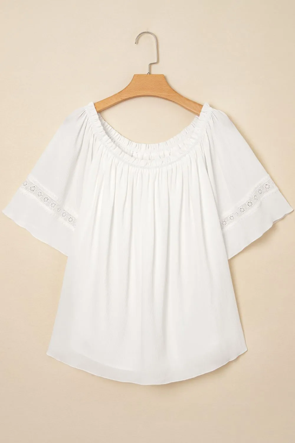 Lace Detail Off-Shoulder Blouse, image 10