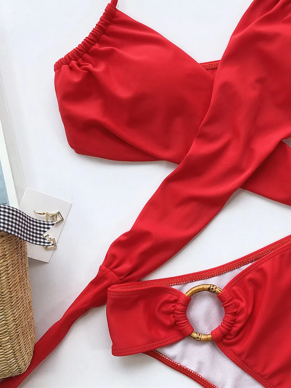 Halter Neck Two-Piece Bikini Set, image 5