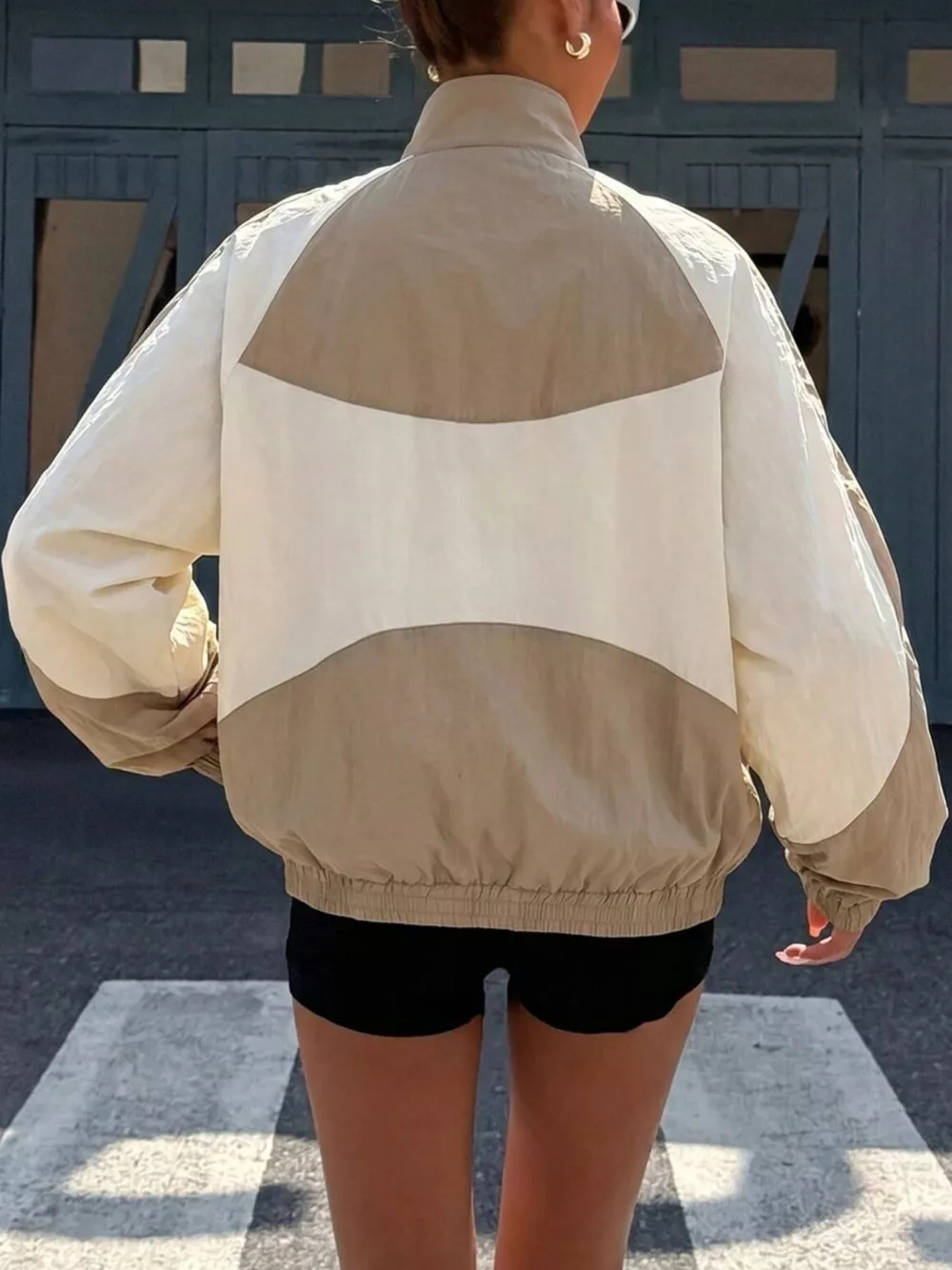 Color Block Zip-Up Jacket, image 20