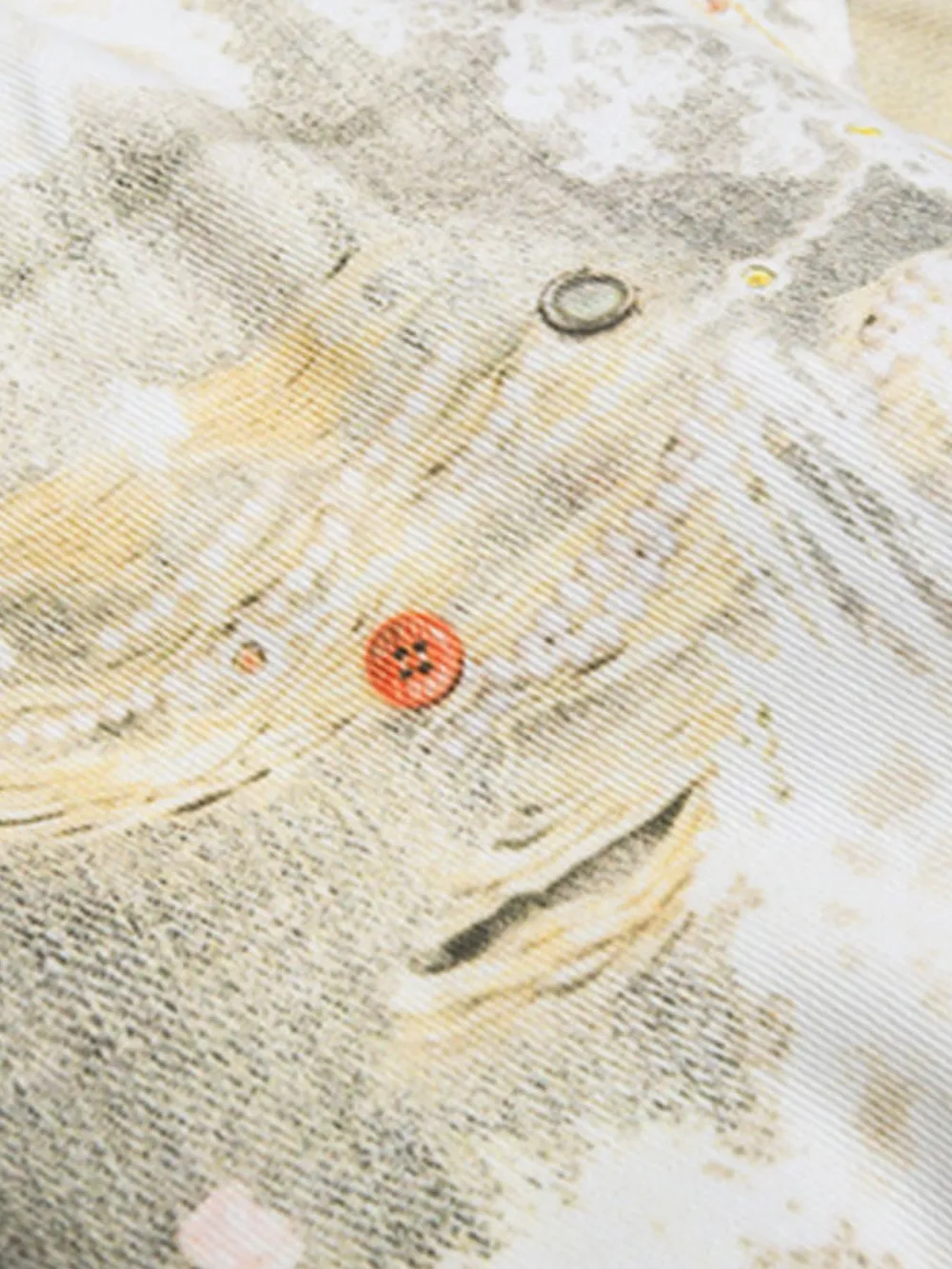 Men's Distressed Paint Splatter Zip Up Jacket, image 4