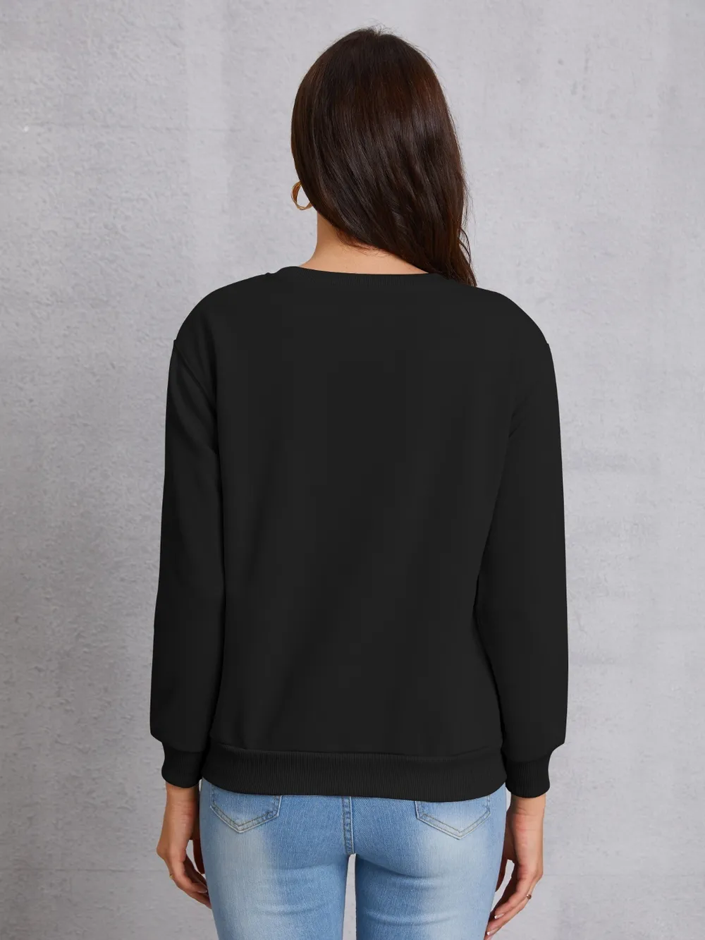 LUCK CHARMER Round Neck Sweatshirt, image 2