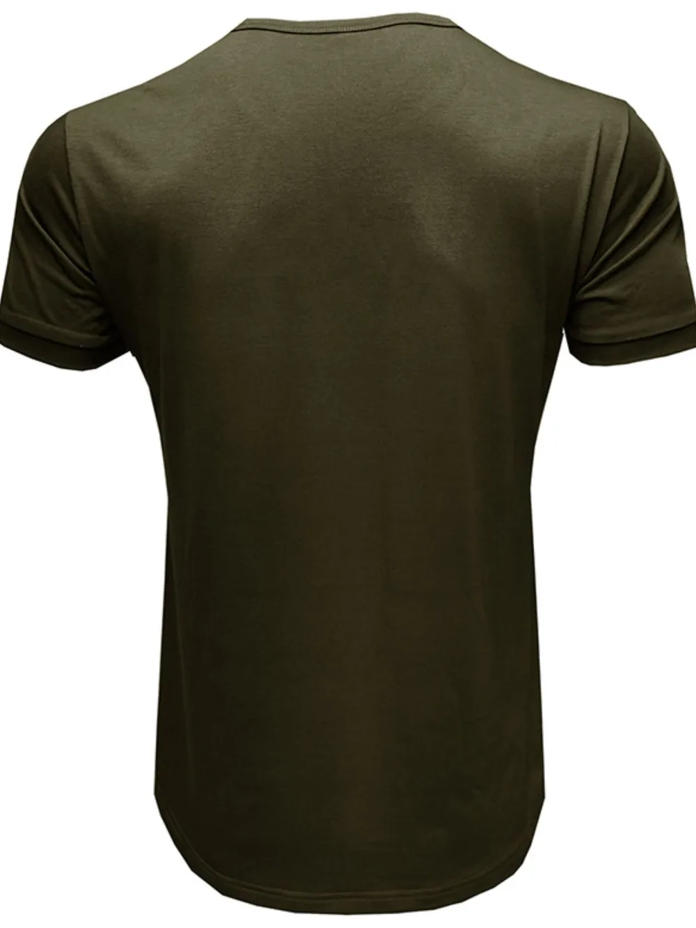 Men's Crew Neck Solid Color Basic T-Shirt, image 3