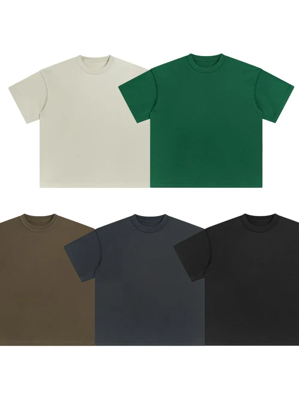 Men's Round Neck Half Sleeve T-Shirt, image 4