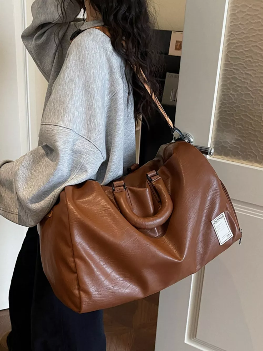PU Leather Travel Bag, image 8