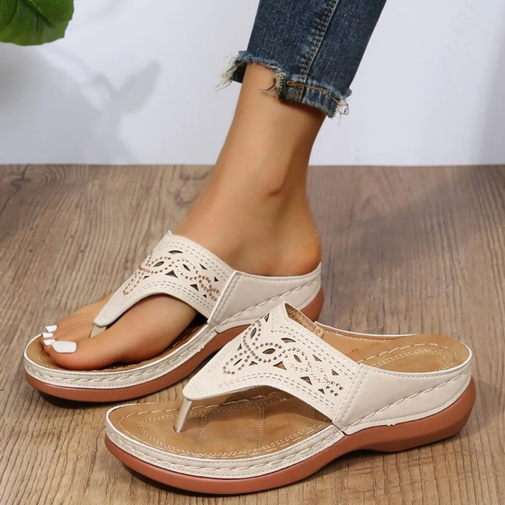 Toe Post Platform Sandals, image 5