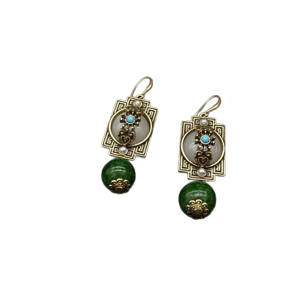 Vintage Style Dangle Earrings, image 4