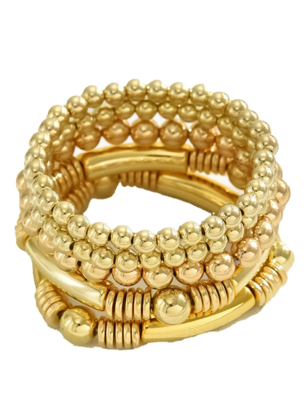 5 Piece Plastic Beaded Bracelet, image 3