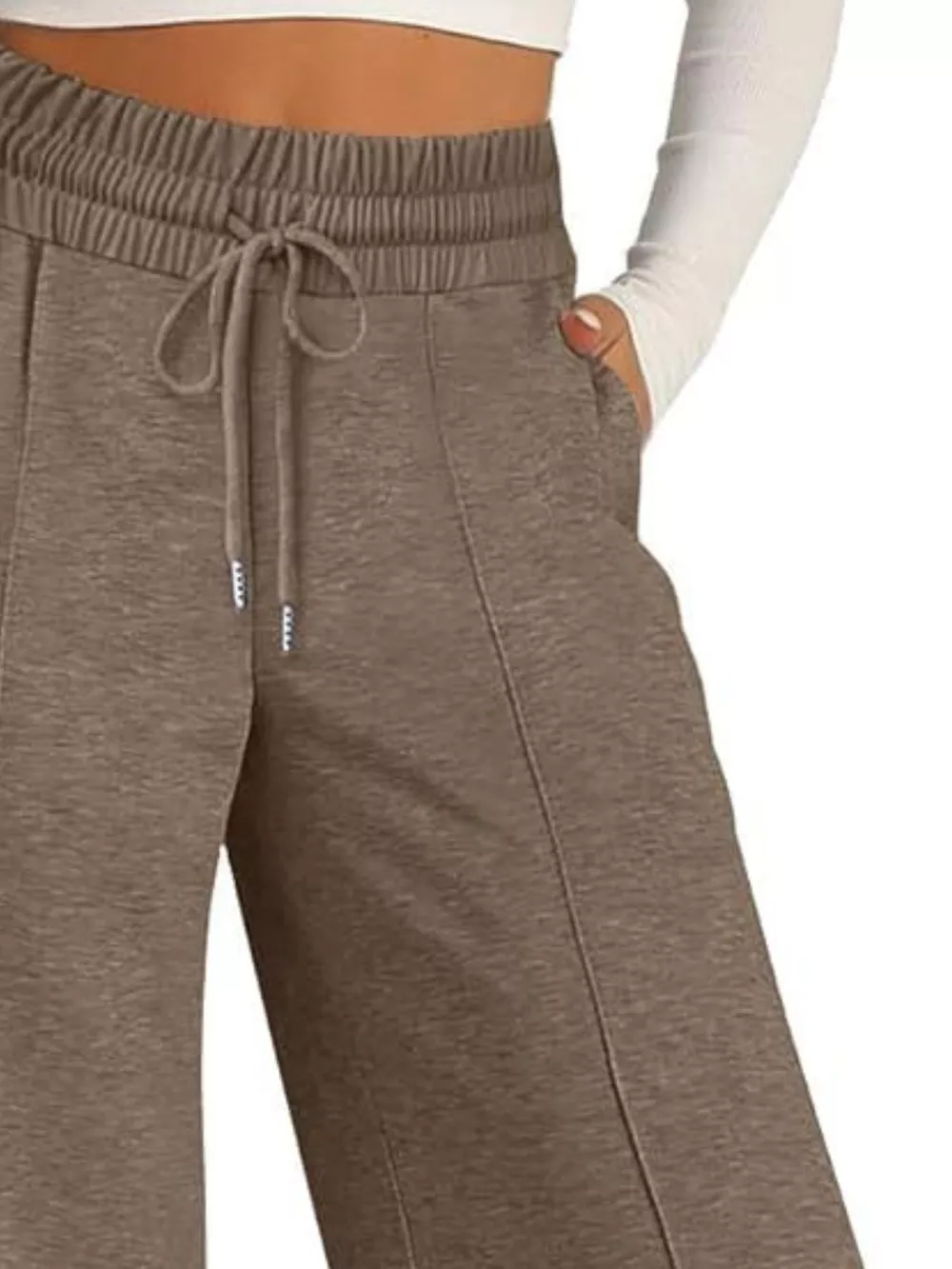 Wide Leg Drawstring Pants, image 11