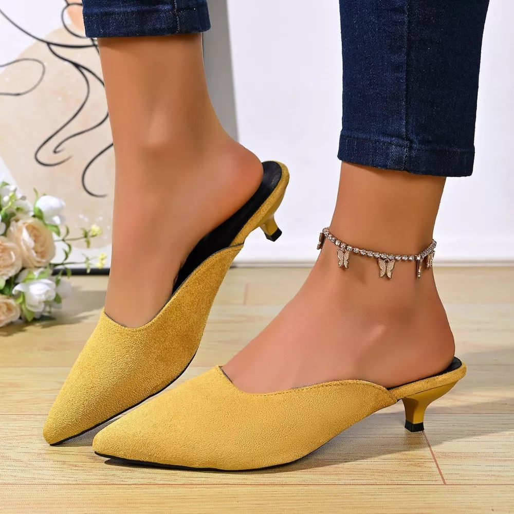 Point Toe Kitten Heels Pumps, image 5