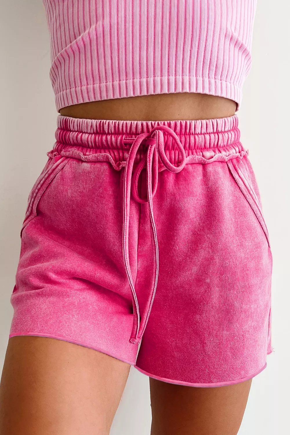 Drawstring Shorts with Pockets, image 3