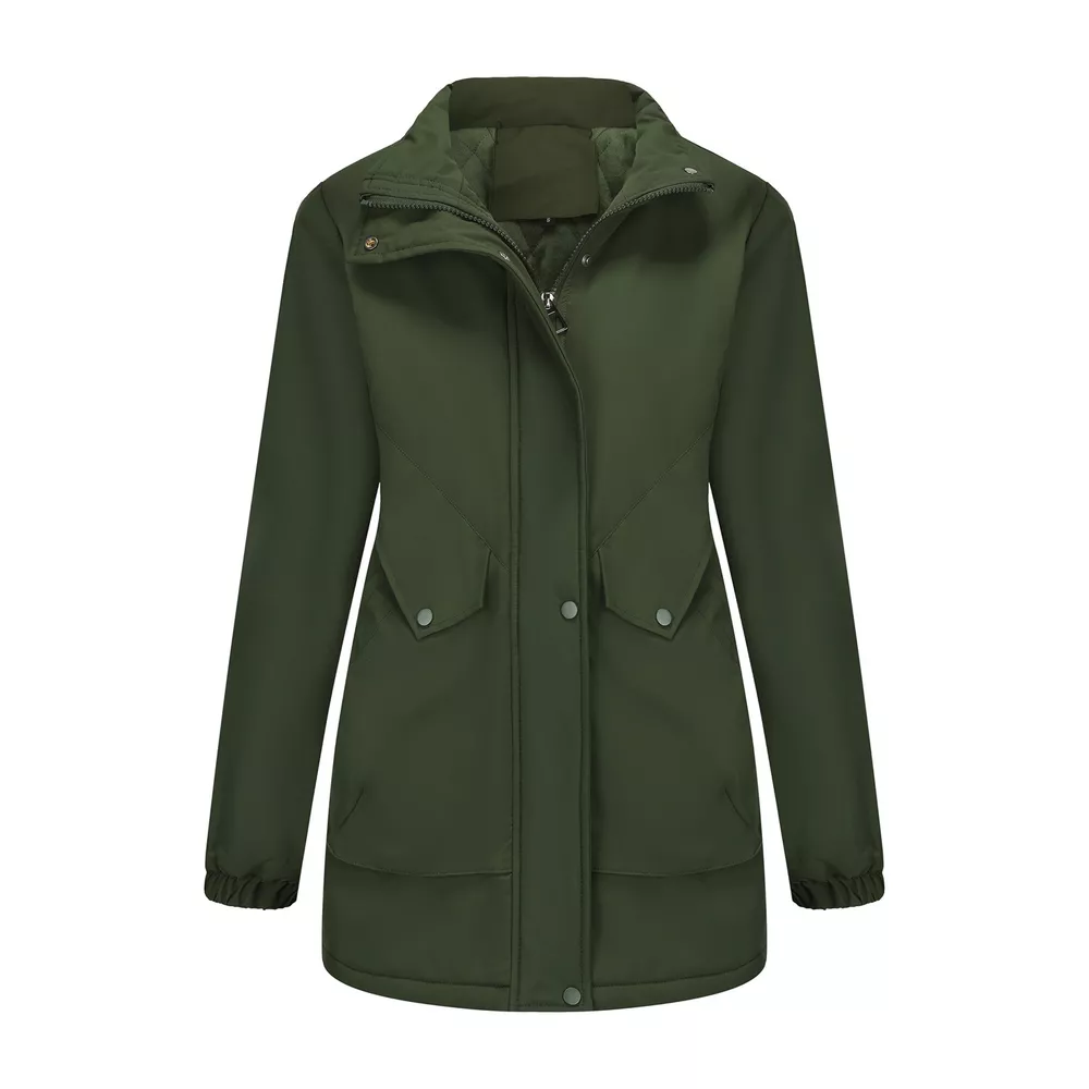 Full Size Fur Hooded Warm Winter Parka Outerwear Plus Size, image 17