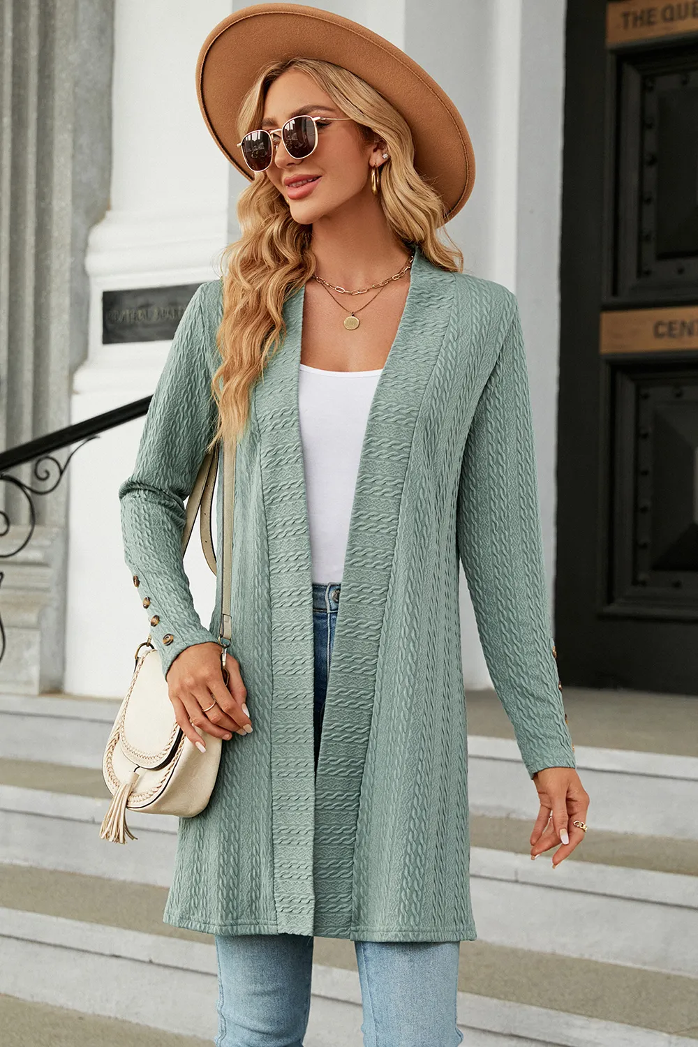 Open Front Long Sleeve Cardigan, image 28