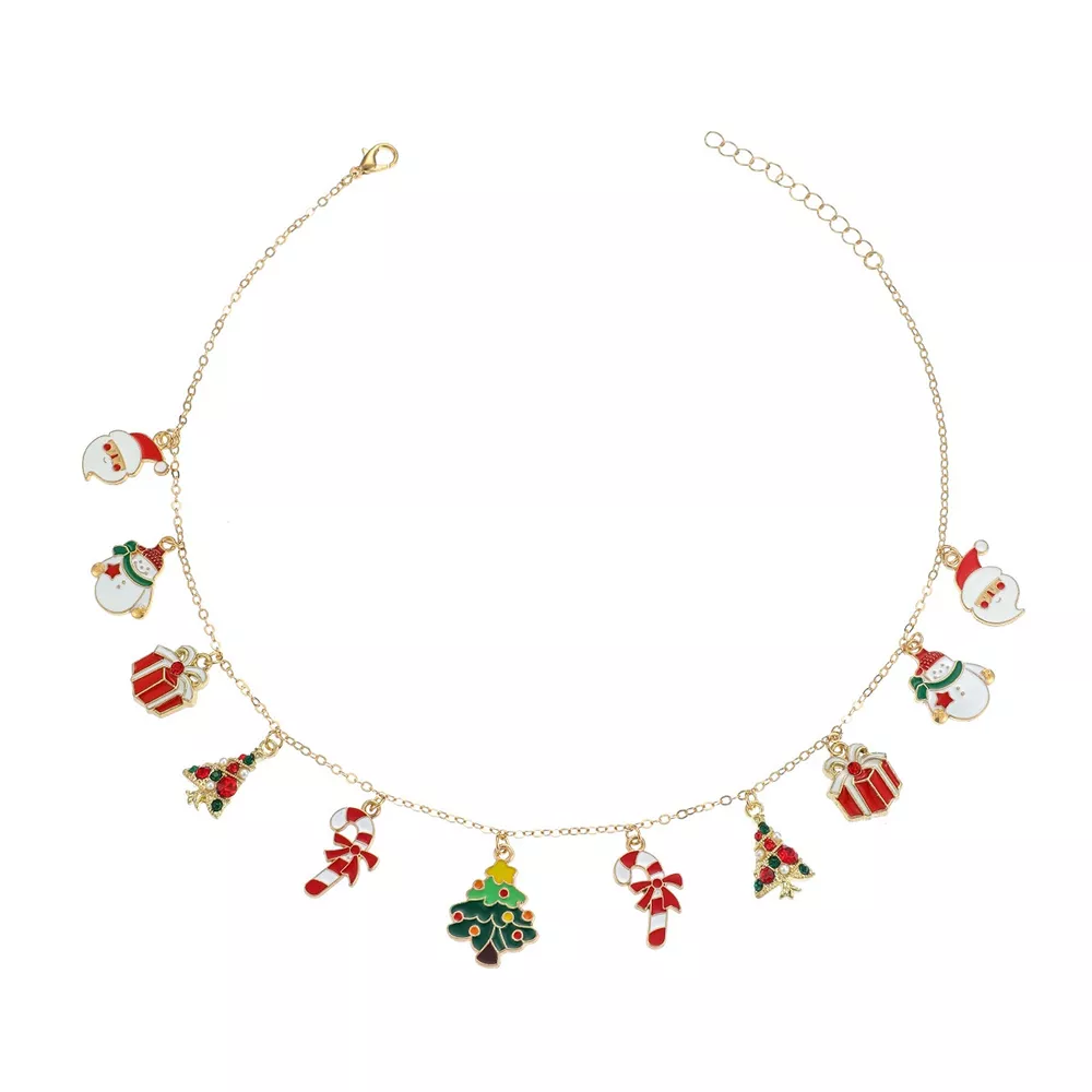 Christmas Charm Alloy Necklace, image 9