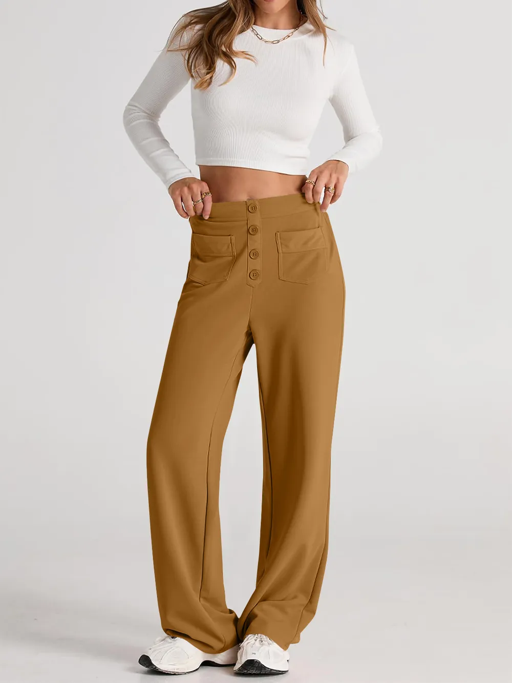 High Waist Wide Leg Pants, image 15