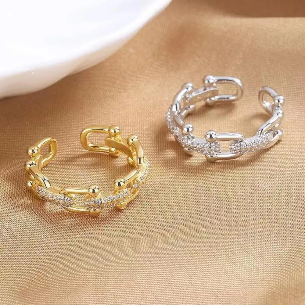 925 Sterling Silver Open Ring, image 2