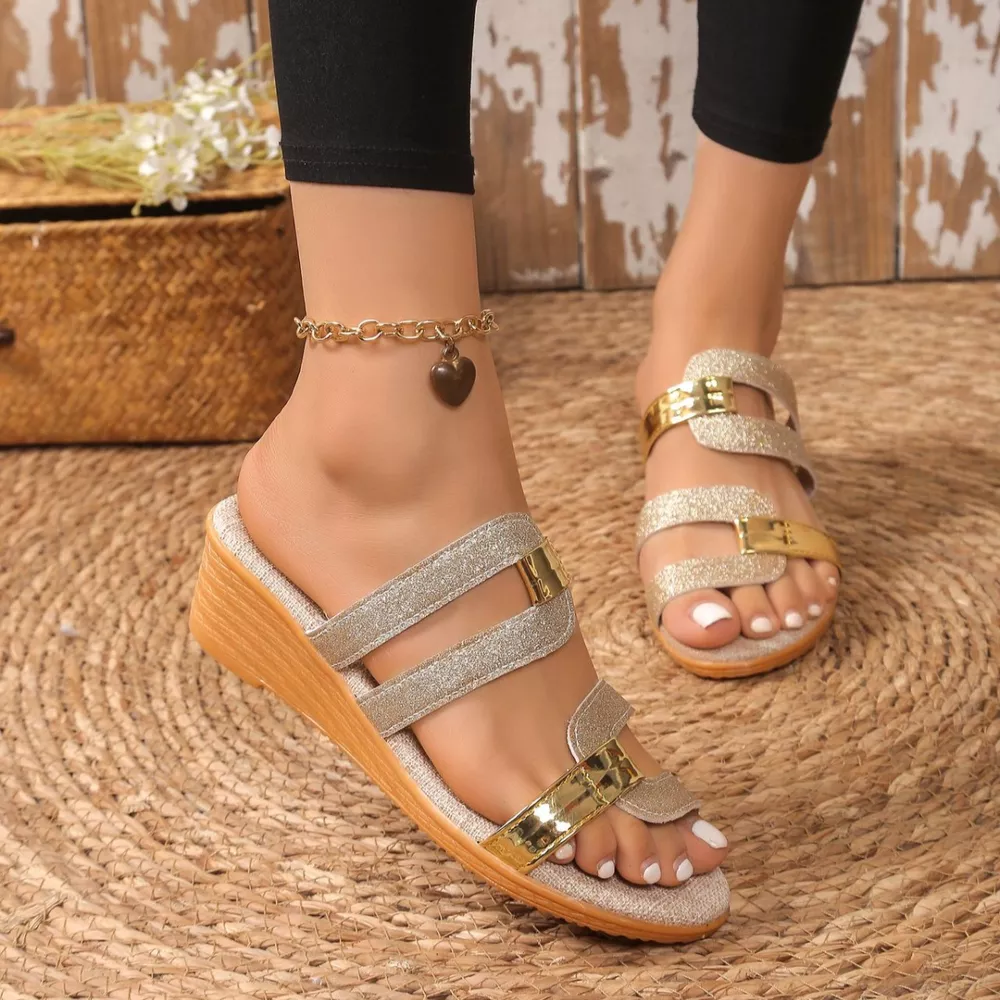 Open Toe Wedge Sandals, image 13