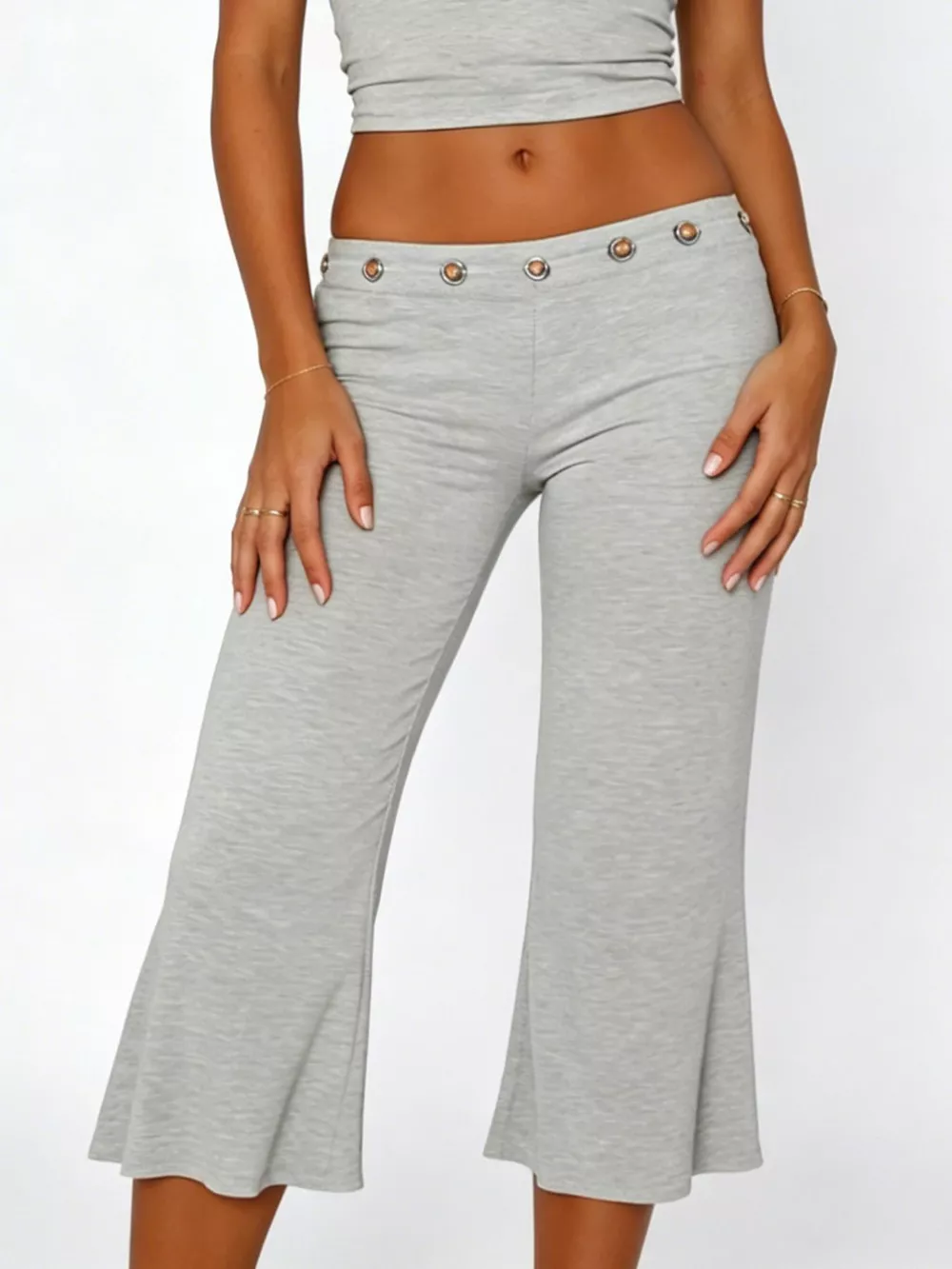 Mid Rise Capris Pants, image 19