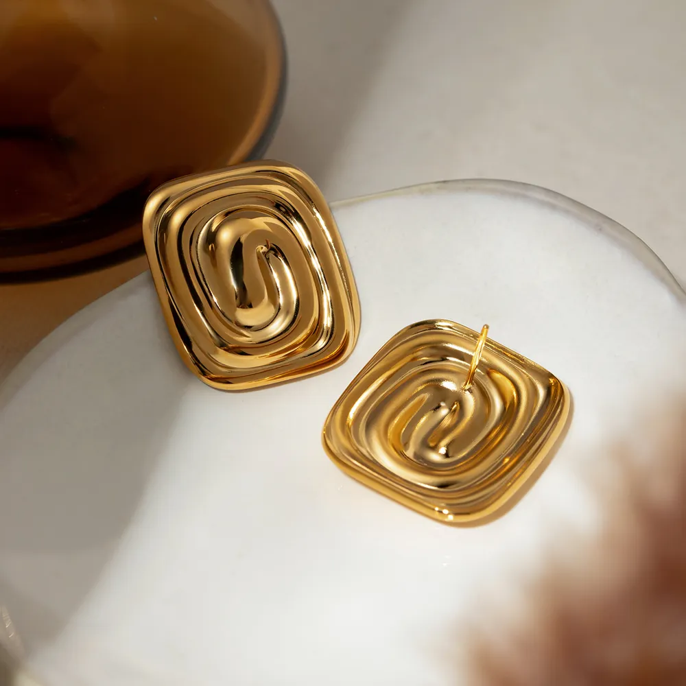 Stainless Steel Stud Earrings, image 5