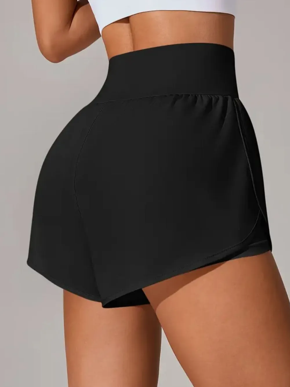 Pocketed High Waist Active Shorts, image 18