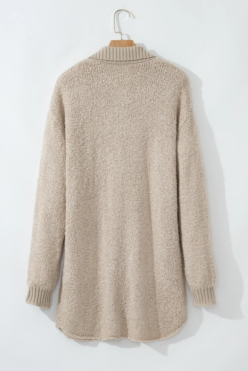 Pocketed Button Up Long Sleeve Cardigan, image 2
