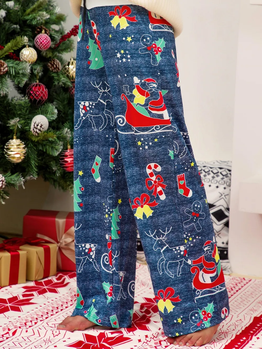 Christmas Straight Leg Pants, image 6
