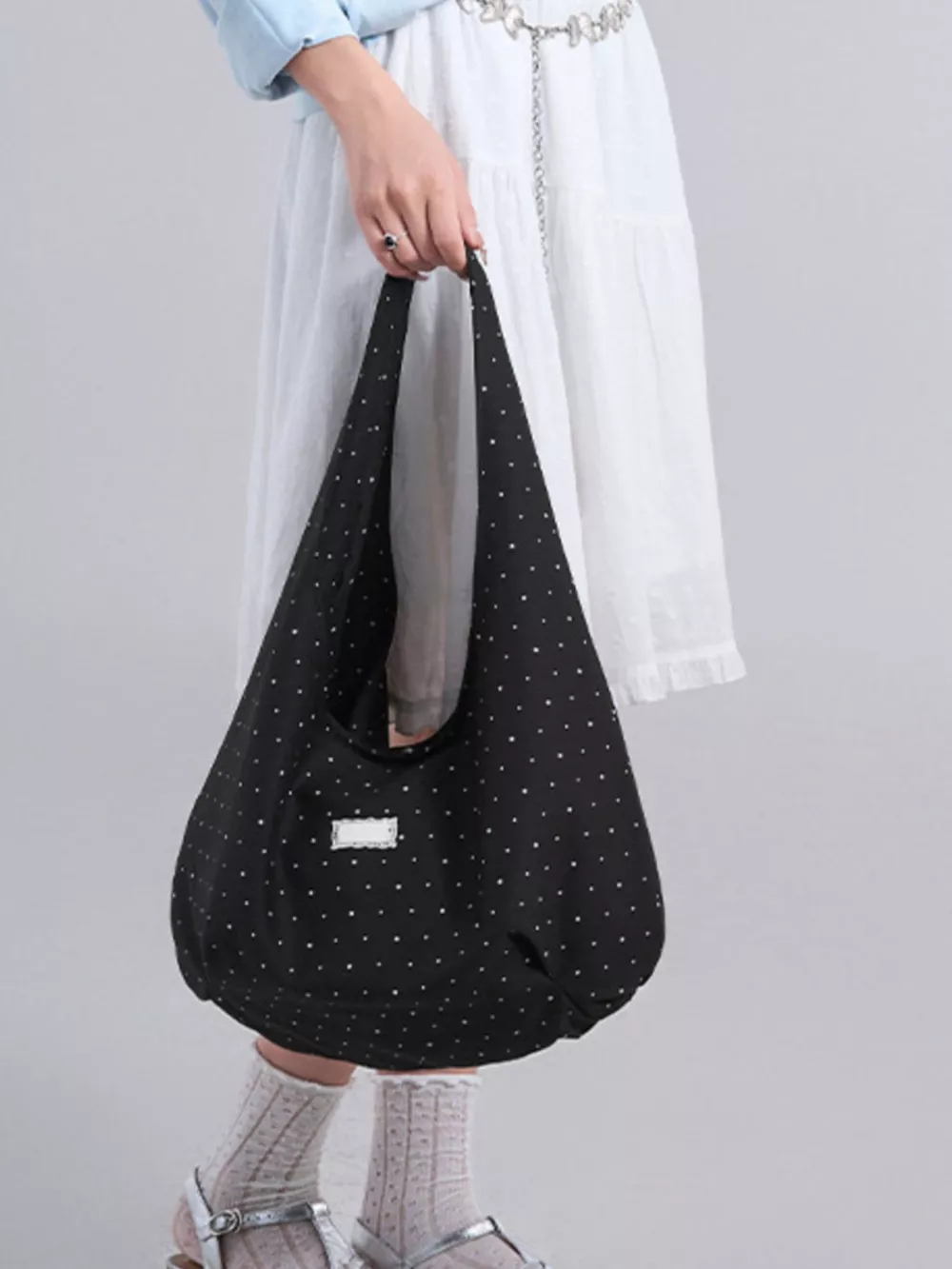 Polka Dot Casual Shoulder Bag