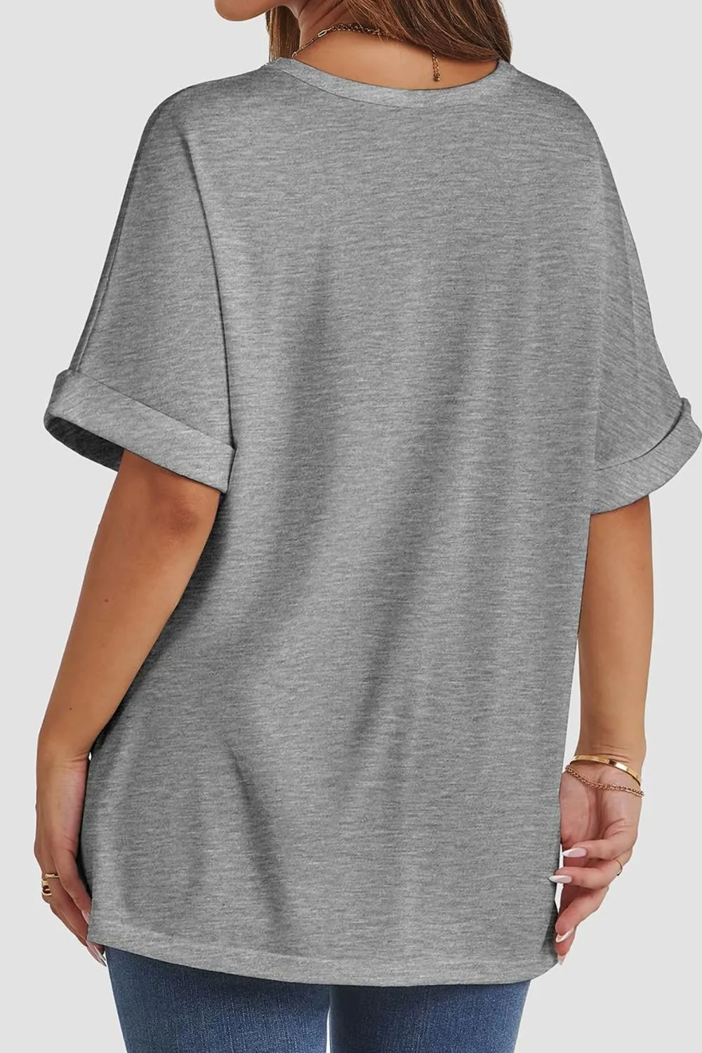 Round Neck Half Sleeve T-Shirt, image 3
