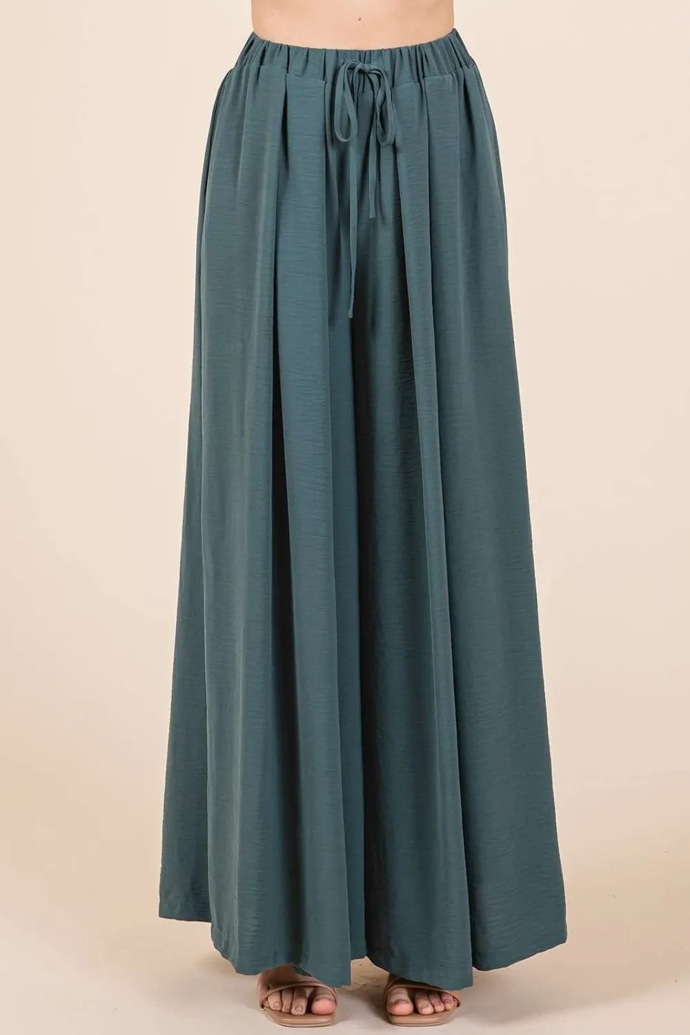 Pleated Wide Leg Pants, image 5