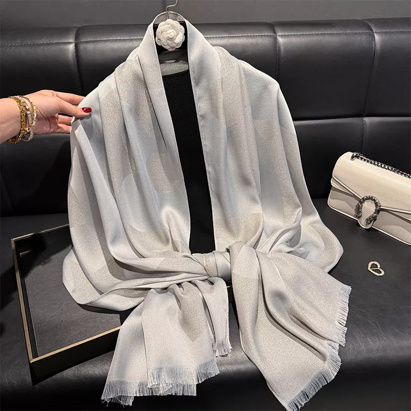 Lightweight Raw Hem Scarf, image 6