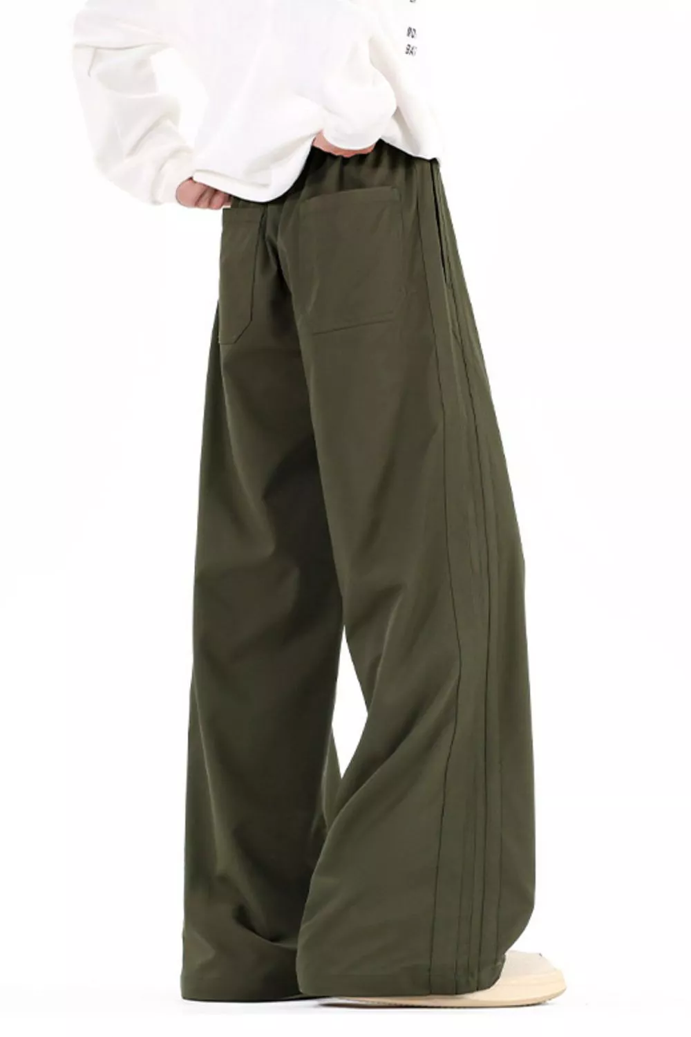 Men's Wide Leg Casual Pants, image 3