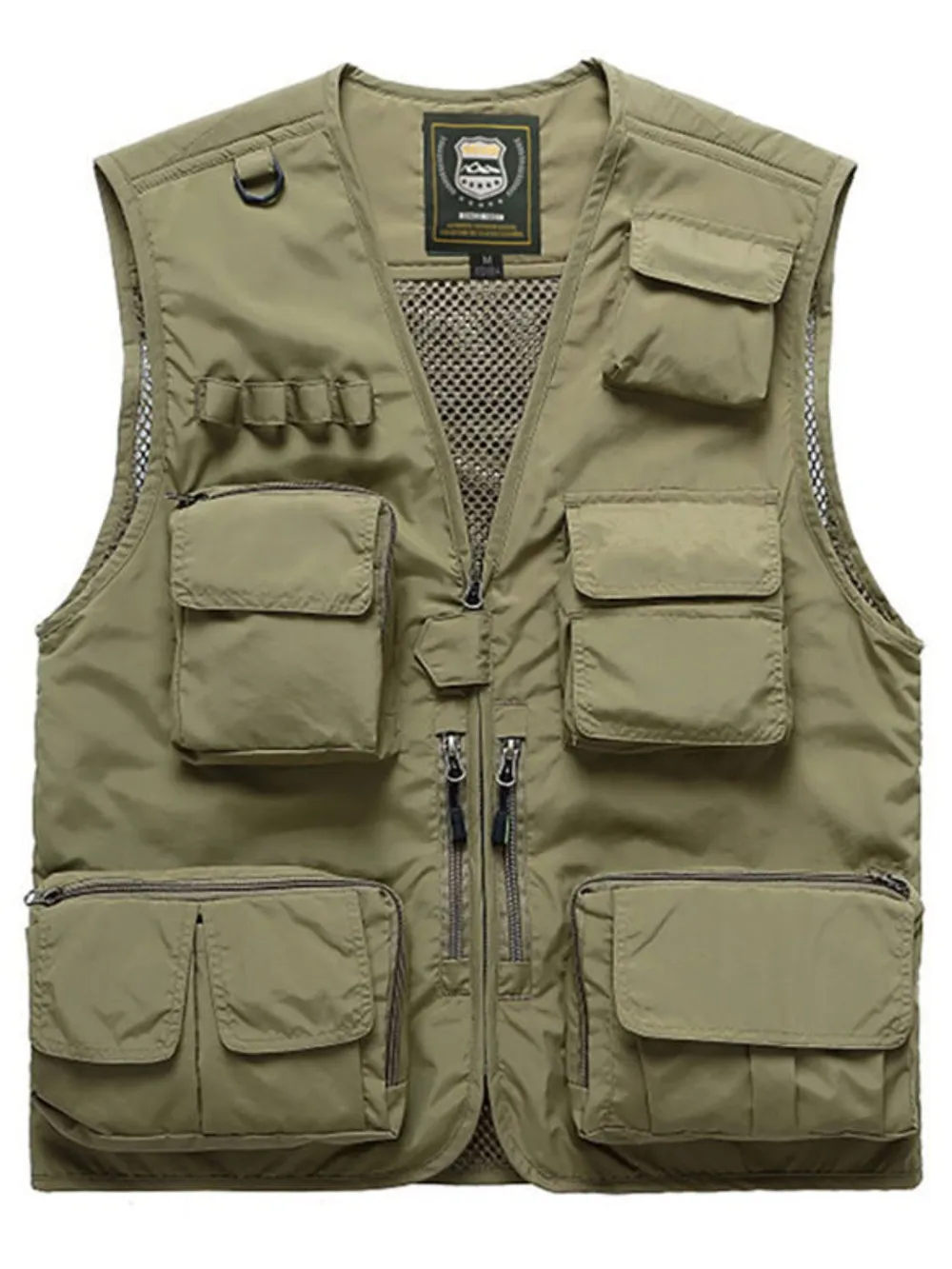 Men's Full Size Mesh Zip Up Vest Plus Size, image 6
