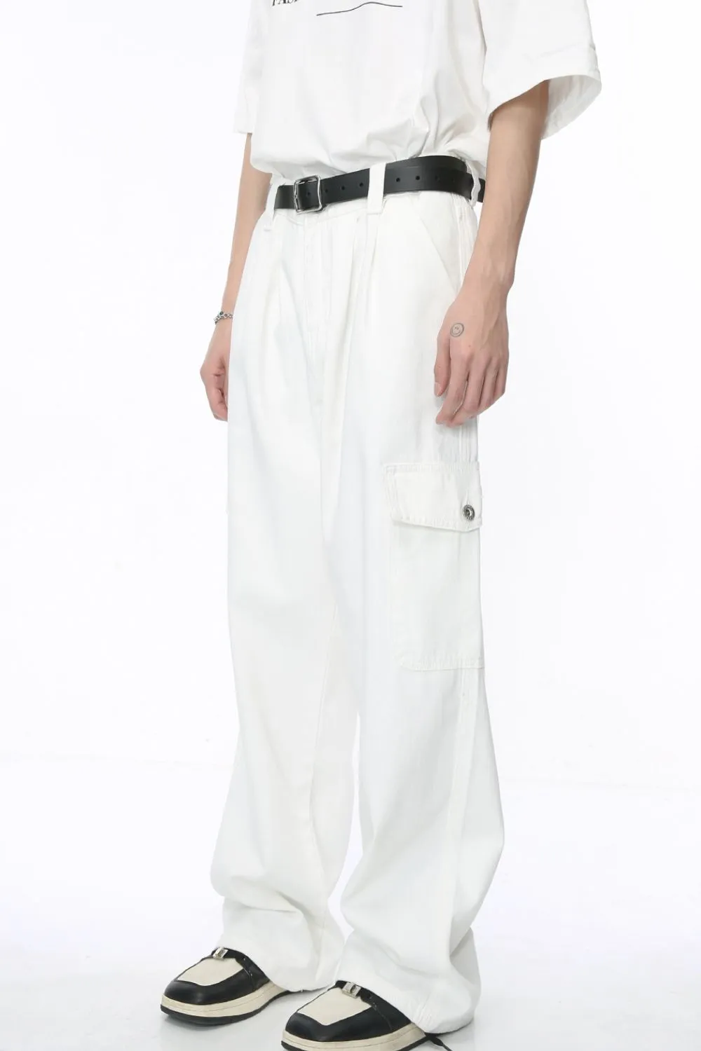 Wide Leg Jeans with Pockets, image 2
