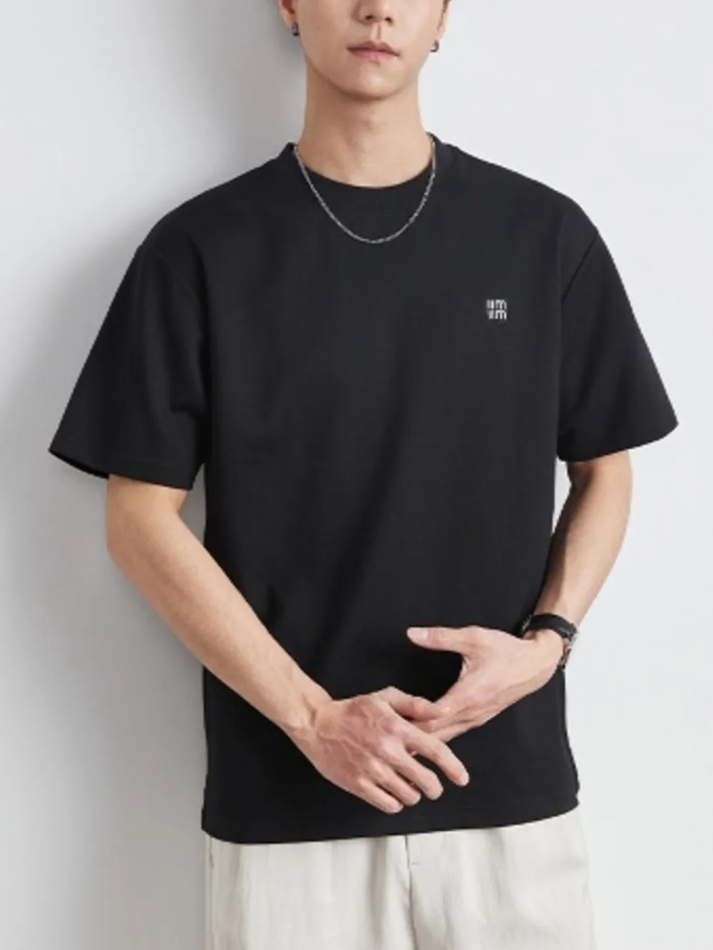 Men's Plus Size Round Neck Short Sleeve T-Shirt, image 6