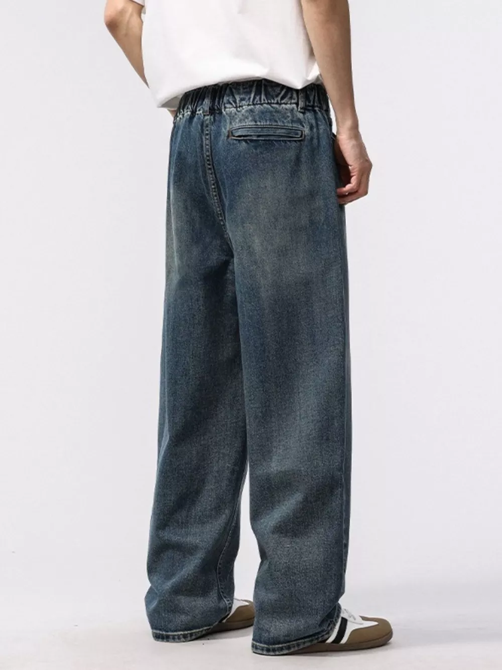 Men's Wash Relaxed Fit Jeans, image 6