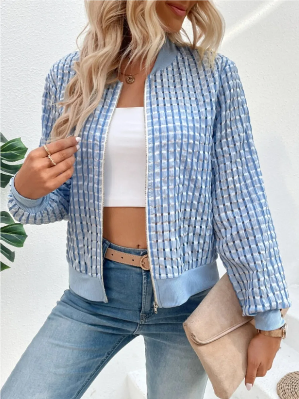 Zip Up Long Sleeve Jacket, image 12