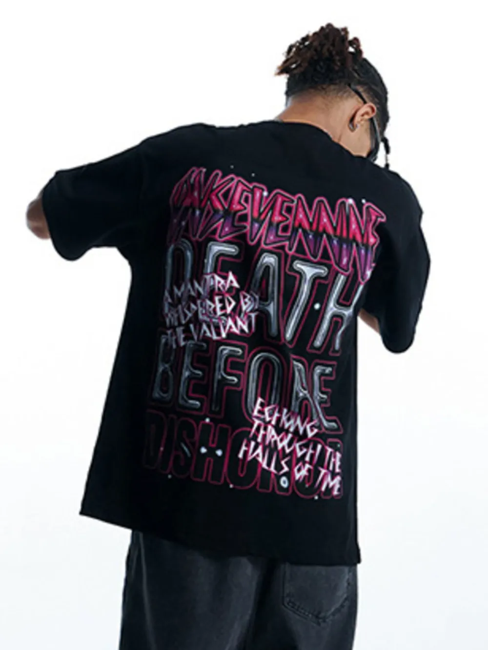 Men's Short Sleeve Graphic Oversized T-Shirt, image 3