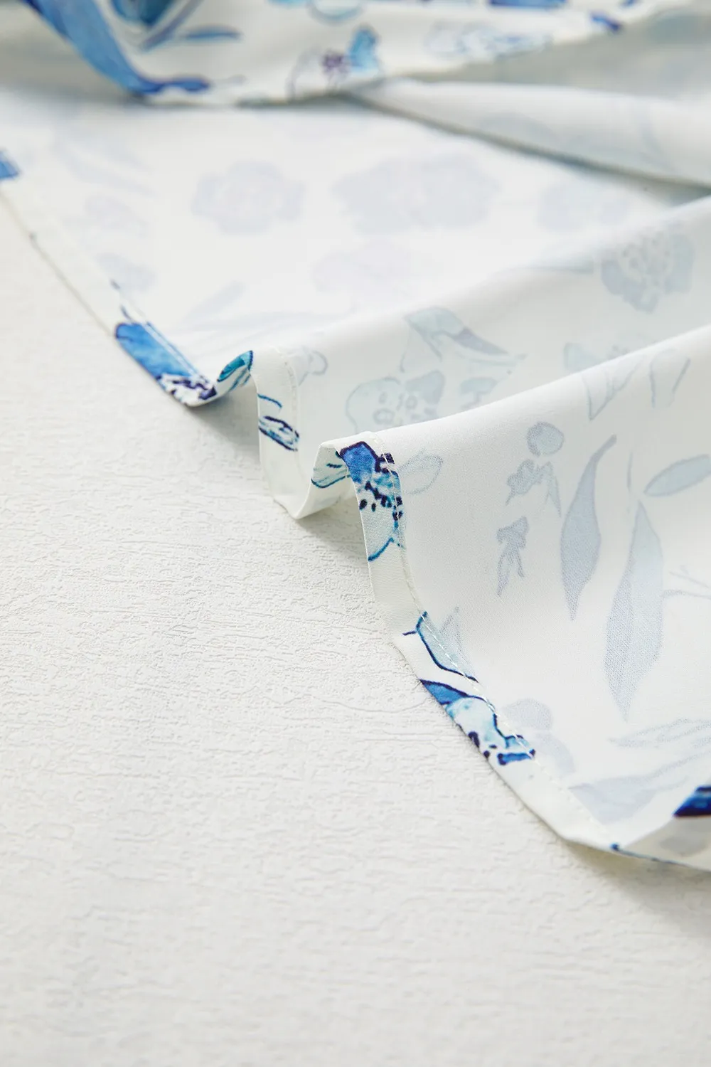 Floral Print Ruffled Short Sleeve Blouse, image 6