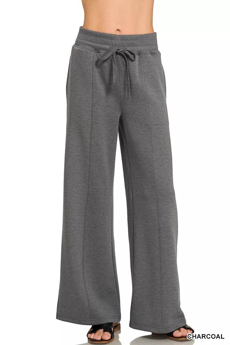 Scuba Collared Short Sleeve Pullover & Center Seam Pants Set, image 3