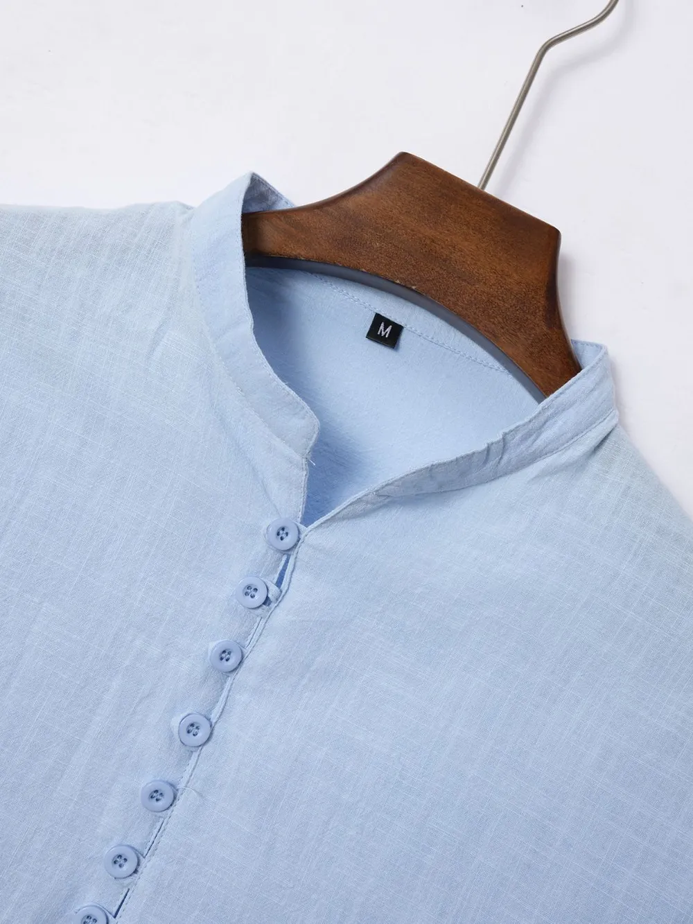 Men's Full Size Button Detail Short Sleeve Polo Plus Size, image 9
