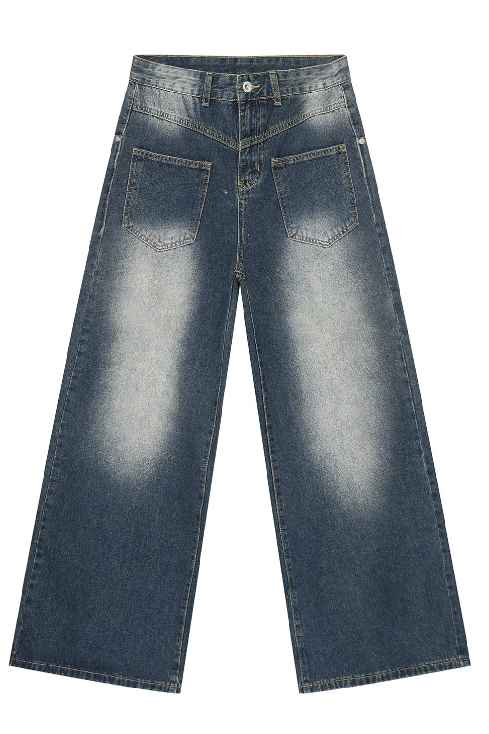 Wide Leg Jeans with Pockets, image 5
