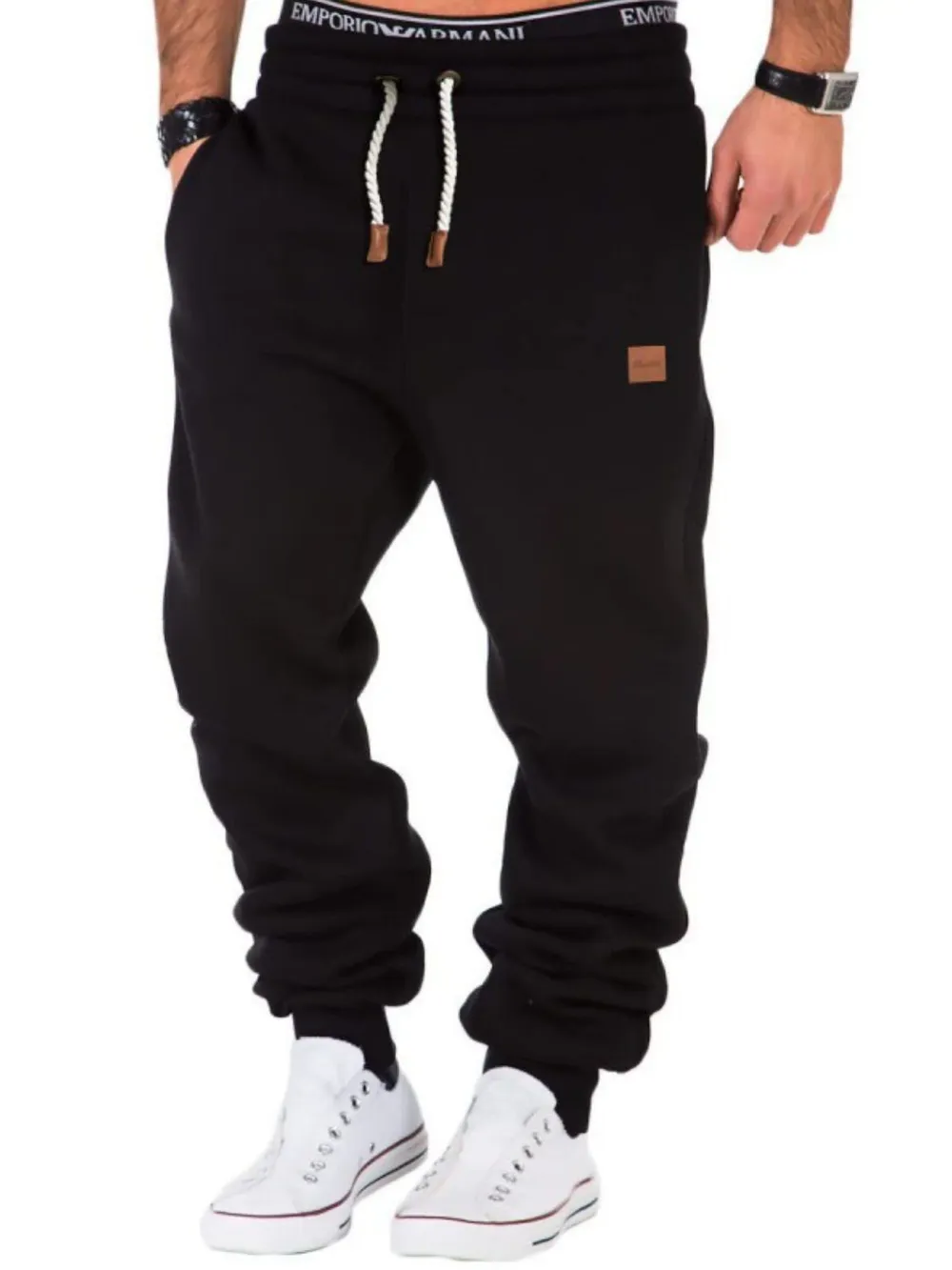 Men's Full Size Drawstring Pants Plus Size, image 4