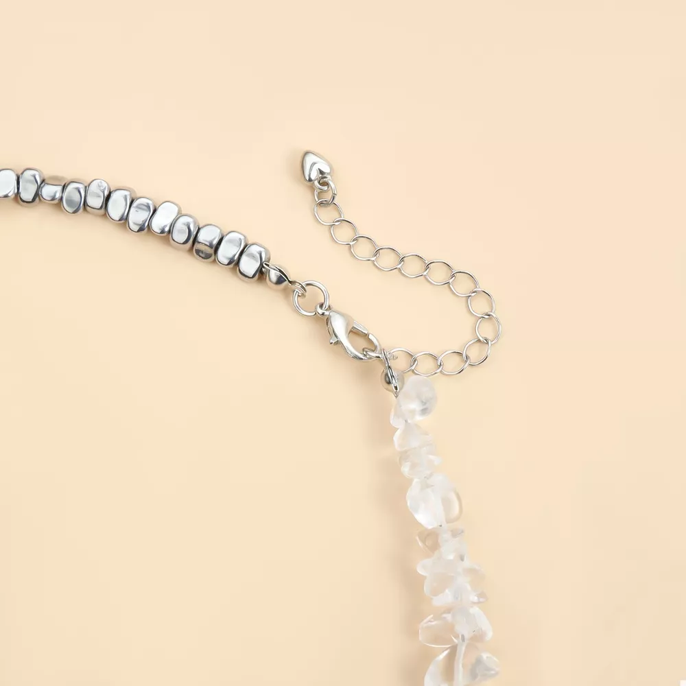 Silver-Plated Minimalist Heart Necklace, image 6